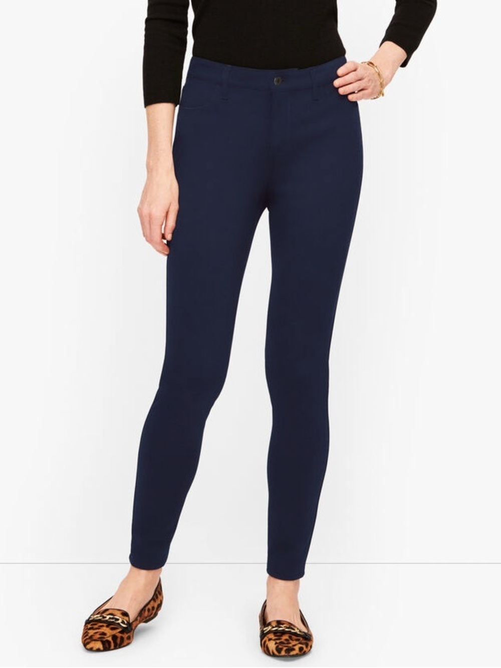 Talbots Soho 5 Pocket Jegging Navy Blue